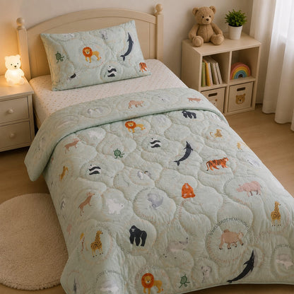 Safari Animal Kids Single Comforter Set