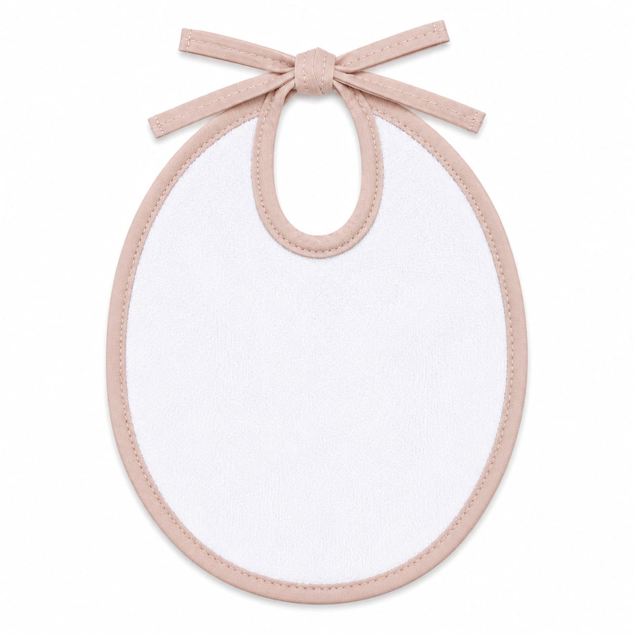 Premium Baby Terry Feeding Bibs Set of 3 – Soft Absorbent Tie Bibs for Newborns & Infants