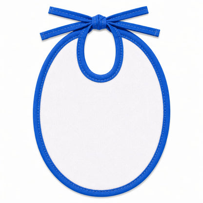 Royal Blue, Baby Blue & Pink Baby Feeding Bibs – Pack of 3 Soft Terry Cotton Waterproof Bib Set Large
