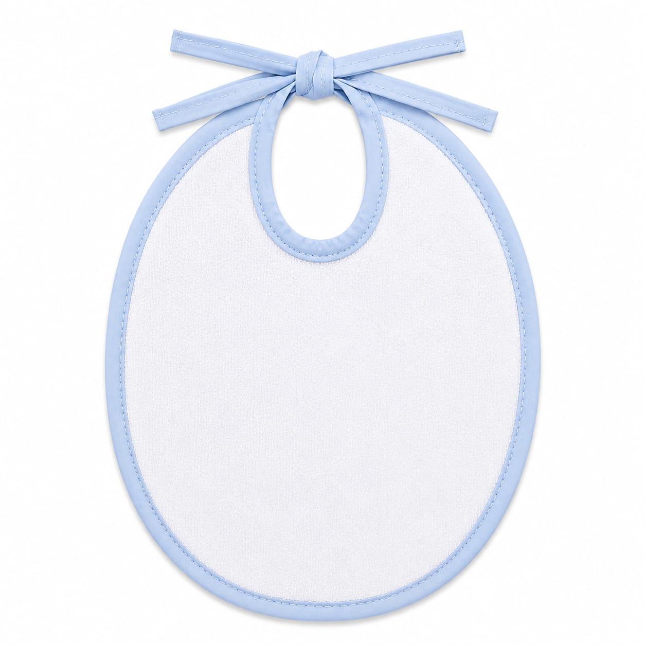 Royal Blue, Baby Blue & Pink Baby Feeding Bibs – Pack of 3 Soft Terry Cotton Waterproof Bib Set Large