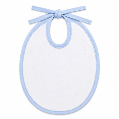 Royal Blue, Baby Blue & Pink Baby Feeding Bibs – Pack of 3 Soft Terry Cotton Waterproof Bib Set Large