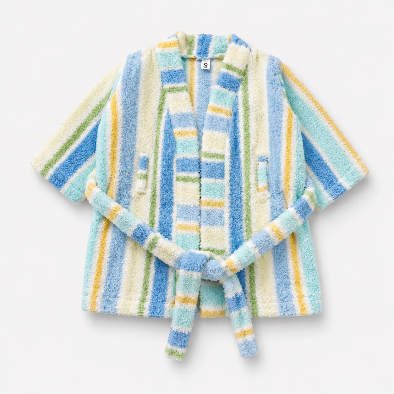 Ocean Breeze Stripe Baby Bath Robe