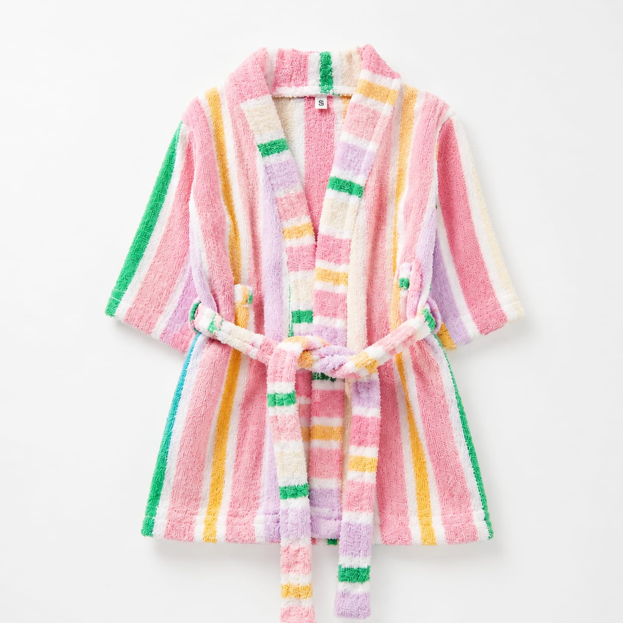 Pastel Candy Stripe Baby Bath Robe – Tinytrendz.pk