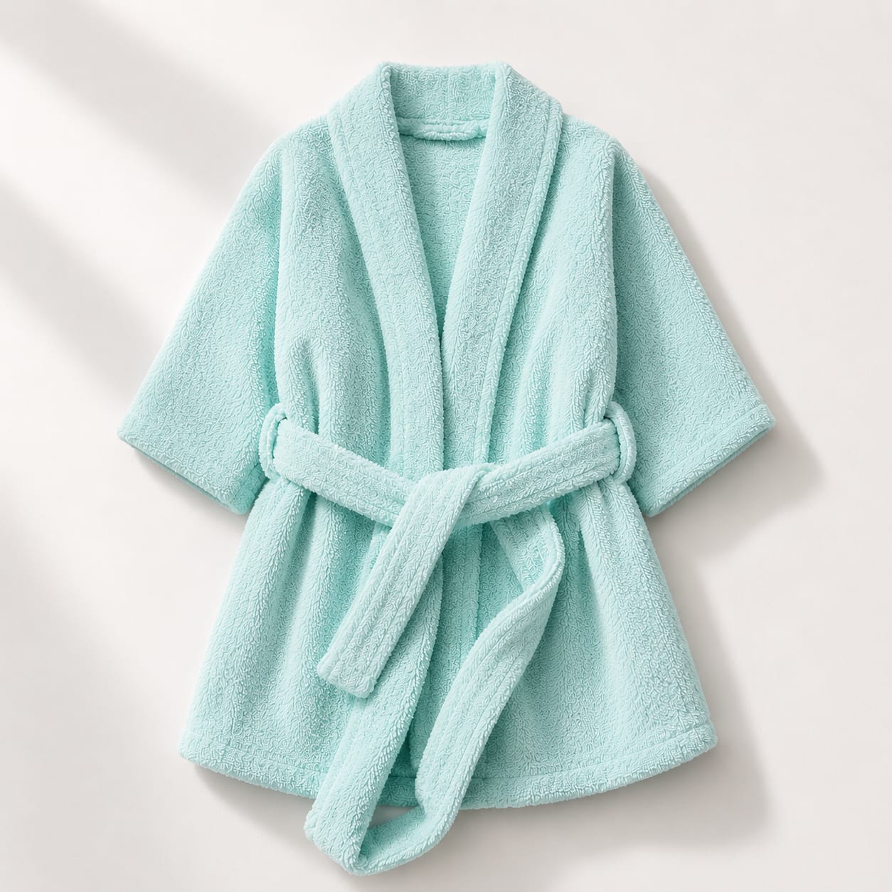 Mint blue Cloud Kids Bathrobe
