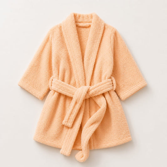 Peach Blossom Kids Bathrobe