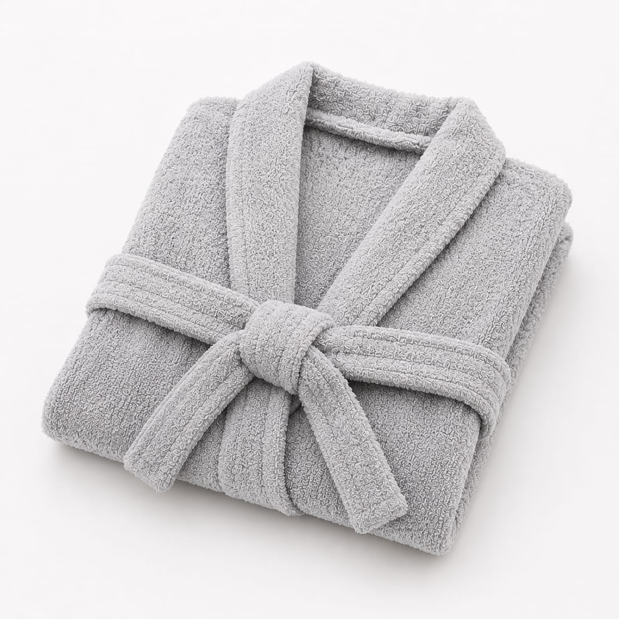 Classic Grey Kids Bathrobe
