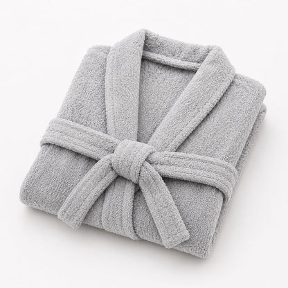 Classic Grey Kids Bathrobe