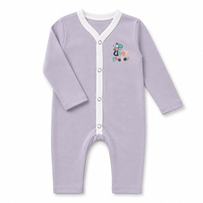 Lilac Ahoy Baby Bodysuit