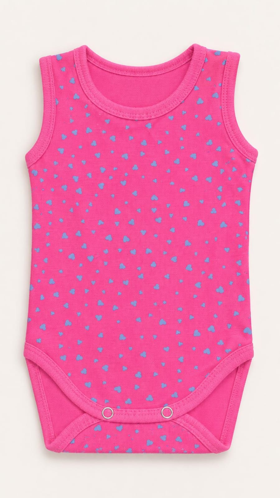 Berry Blue Hearts Baby Bodysuit