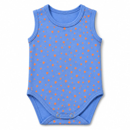 Blueberry Hearts Baby Bodysuit