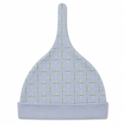 Little Grid Dreams Knot Baby Cap
