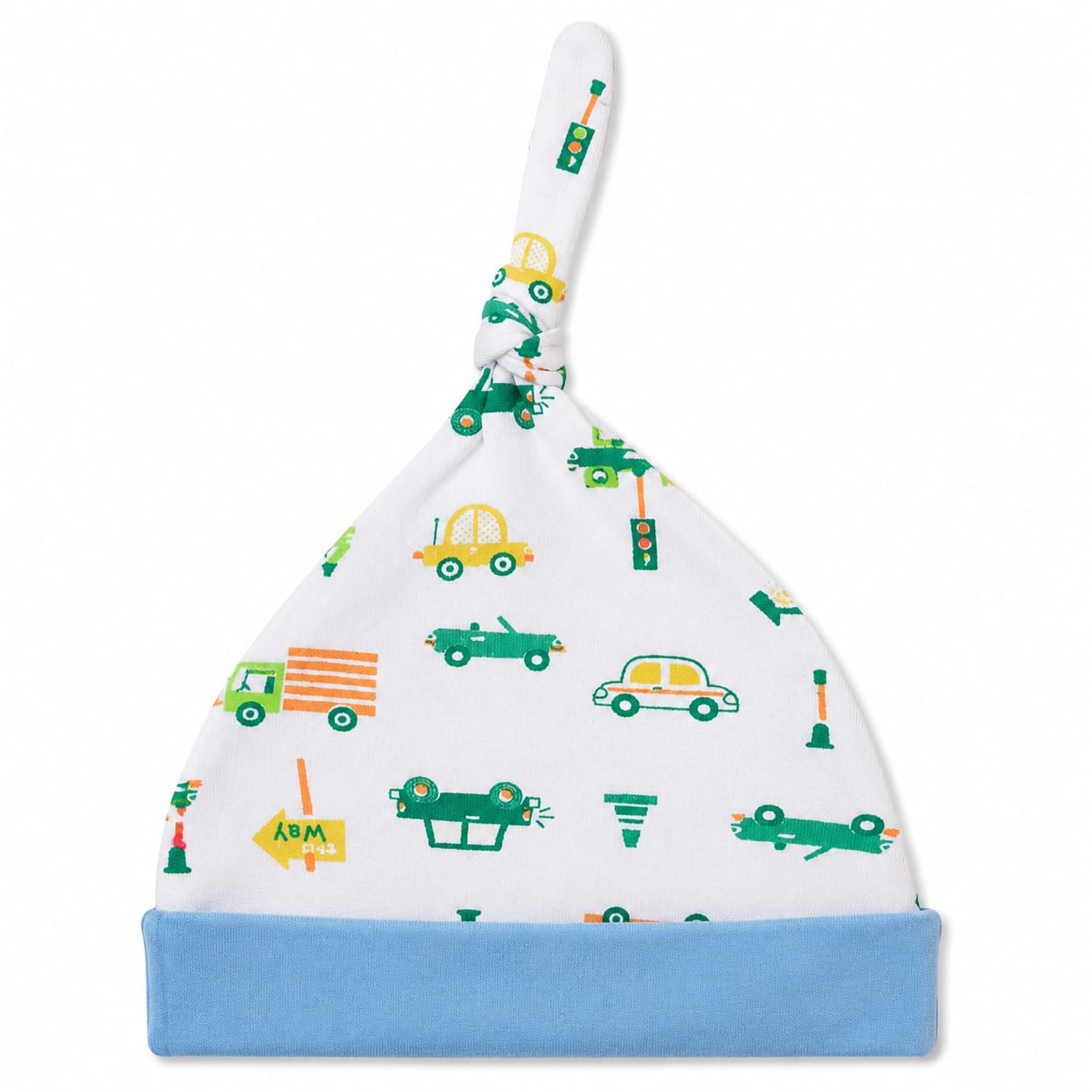 Little Traffic Tales Newborn Knot Hat