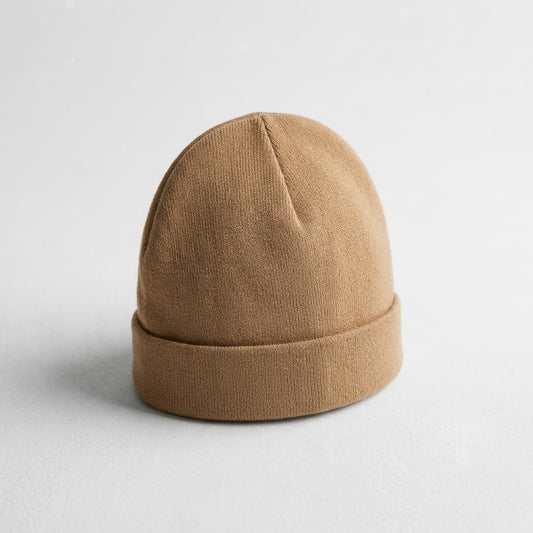Classic Beige Cotton Cap