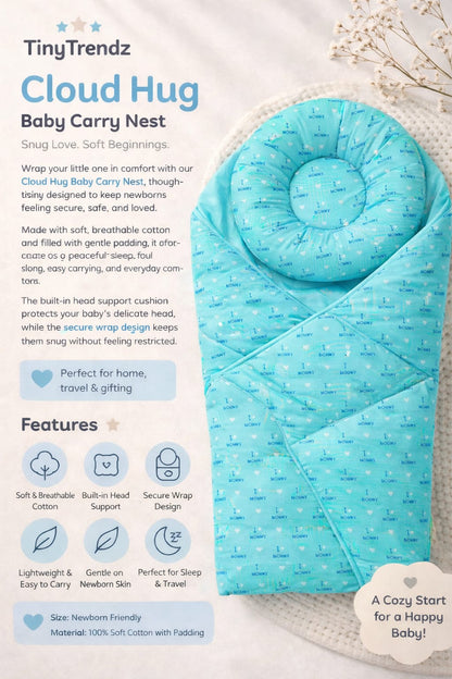 Cloud Hug Baby Carry Nest – Ferozy Bliss