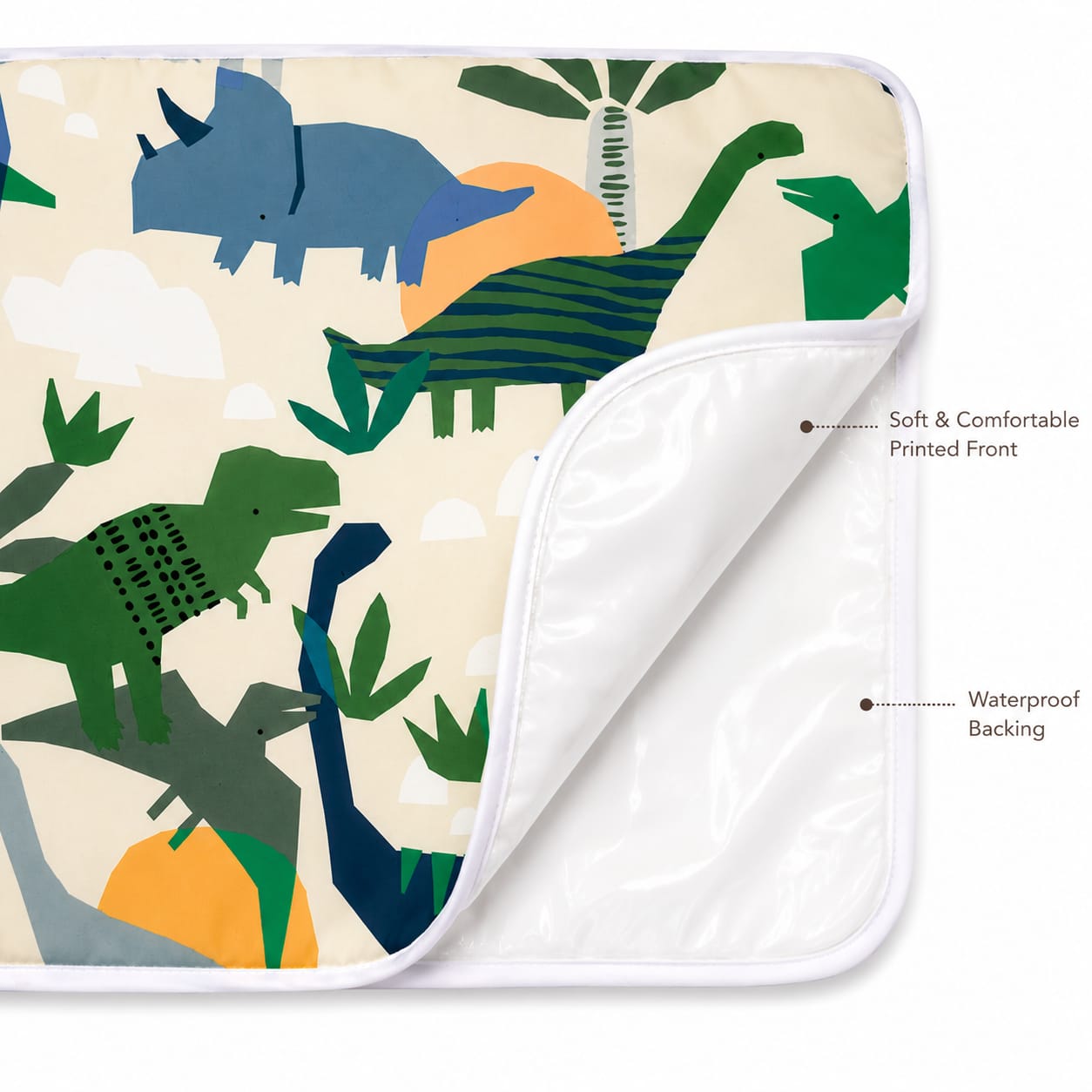 Dino Discovery Waterproof Baby Changing Mat