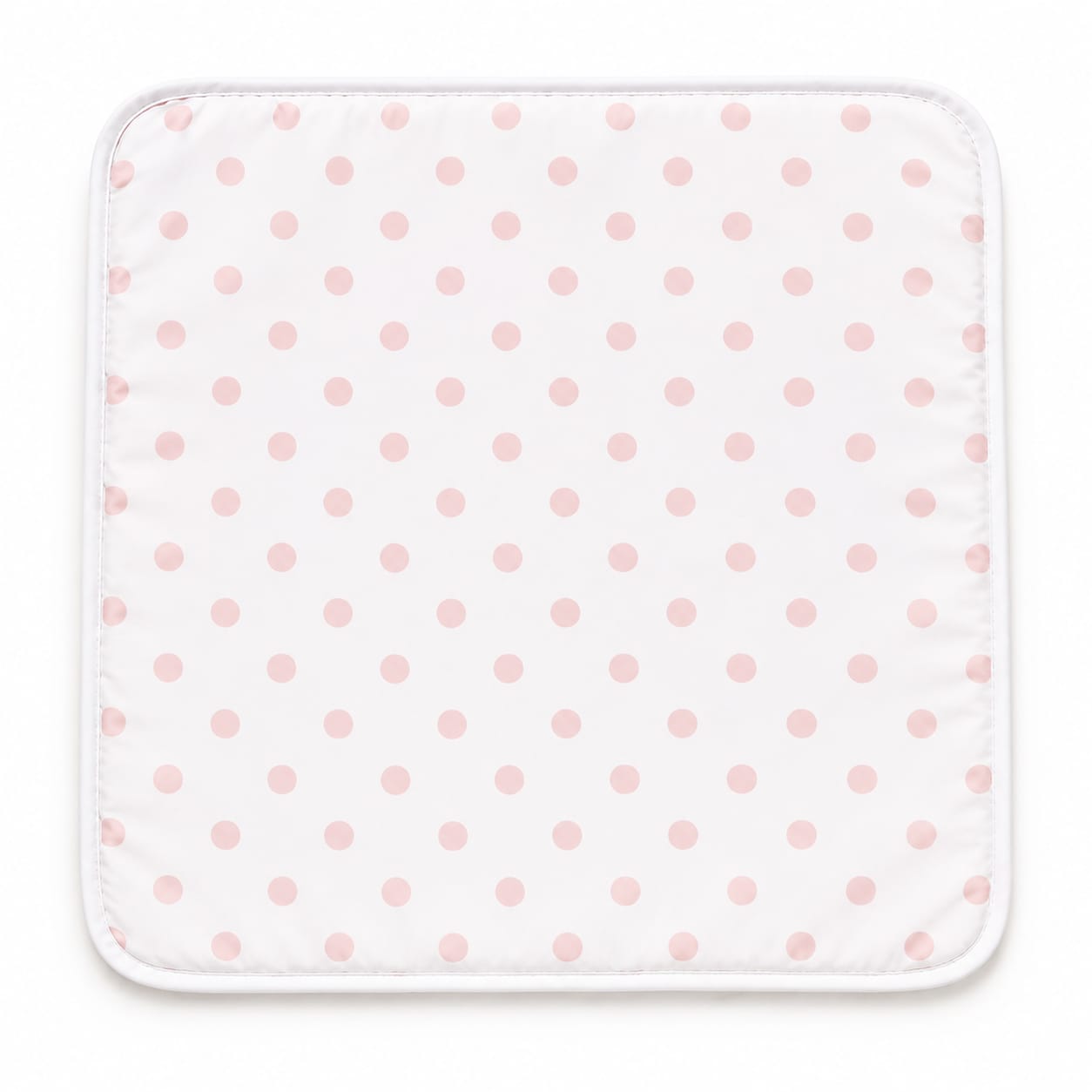 Blush Polka Baby Changing Mat