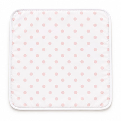 Blush Polka Baby Changing Mat