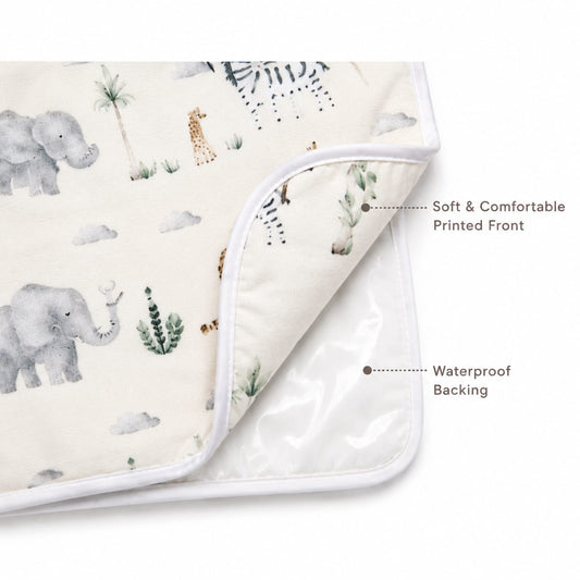 Safari Friends Waterproof Baby Changing Mat