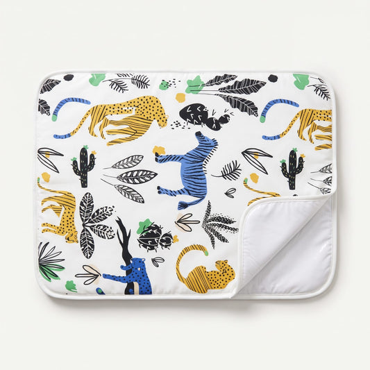 Playful Safari Kids' 2-in-1 Changing Mat & Bath Mat (Large)