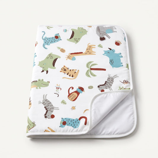 Jungle Friends Kids' 2-in-1 Changing Mat & Bath Mat (Large)
