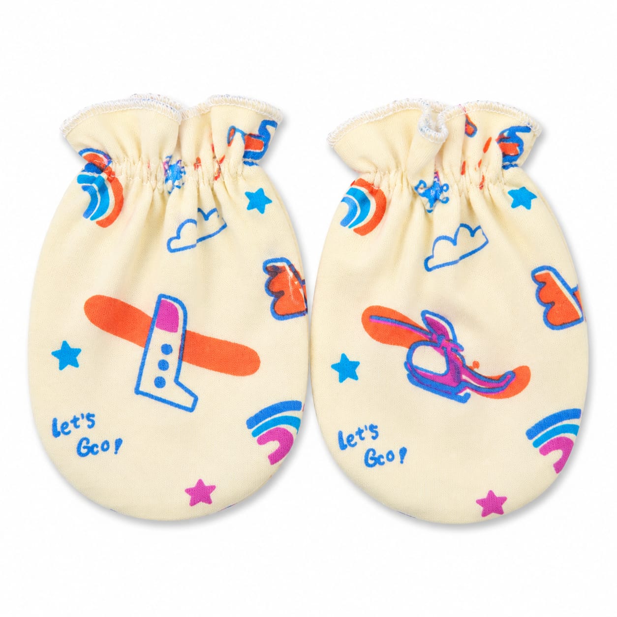 Sky Explorer Baby Mittens