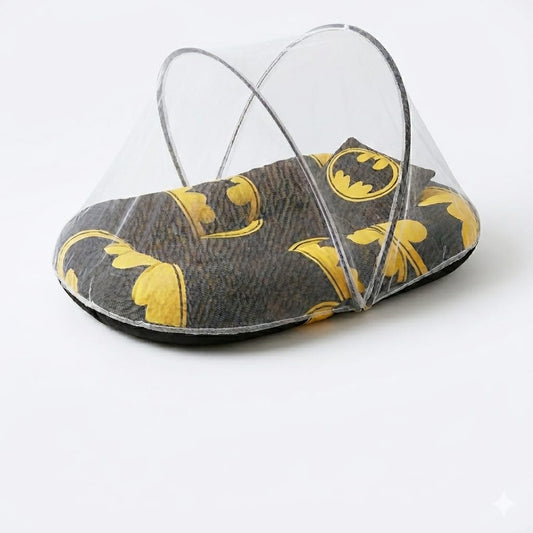 Hero Series Portable Baby Lounger & Protective Canopy – Dark Knight Edition