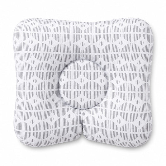 Geo Grey Mini Head Support Cushion