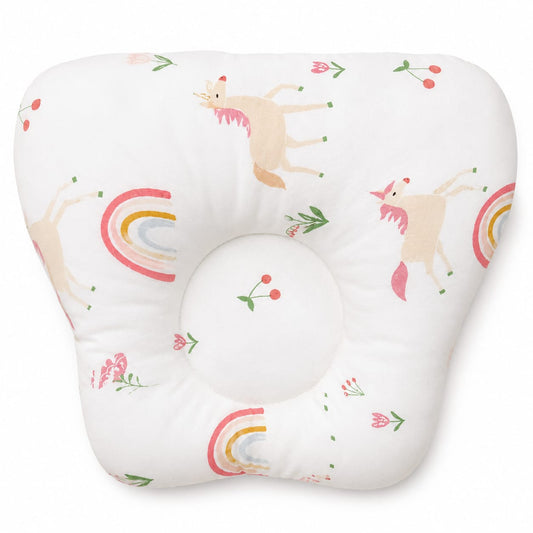 Rainbow Deer Baby Head Support Pillow