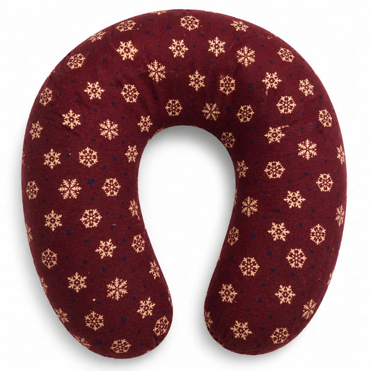 Winter Snowflake Baby Neck Support Pillow