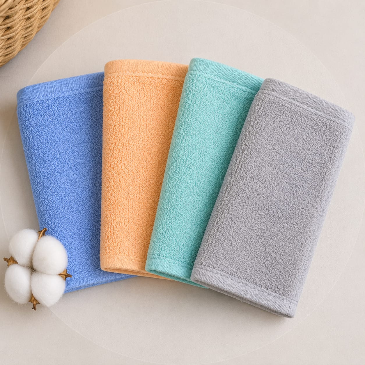Baby Washcloth Set – 4 Pack