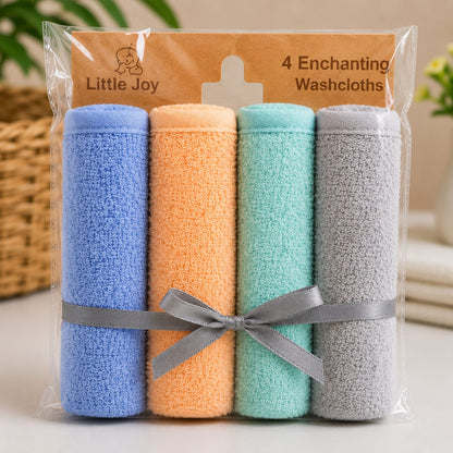 Baby Washcloth Set – 4 Pack