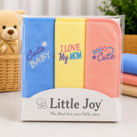 Premium Baby Washcloth Set – 3 Pack