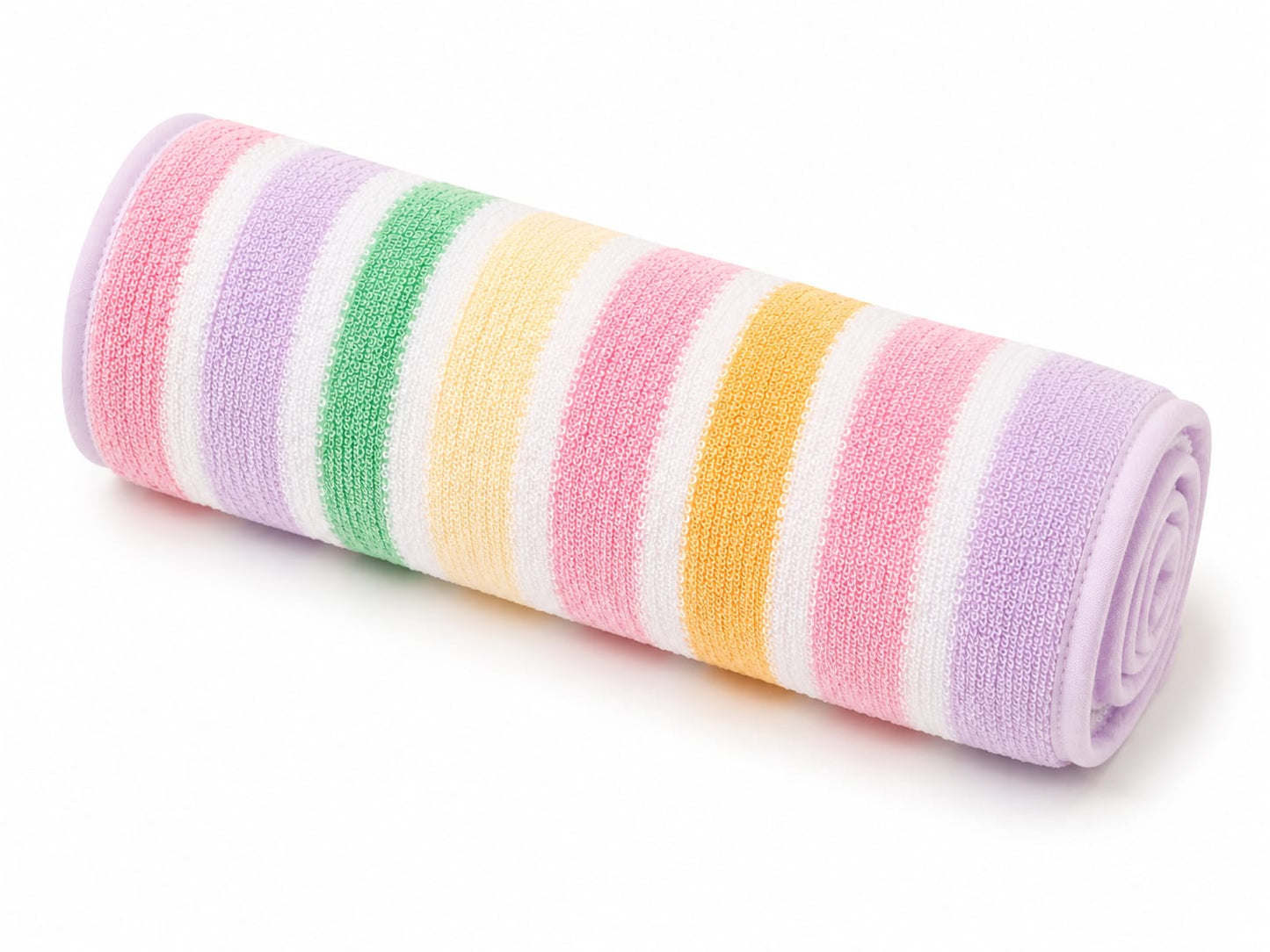 Pastel Rainbow Hooded Baby Bath Towel