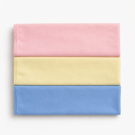 Candy Clouds Baby Cotton Washcloth Set – Pack of 3