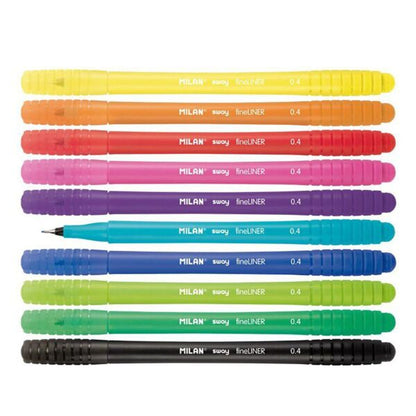 Milan Sway Fineliner 0.4mm Set Of 10 Pcs
