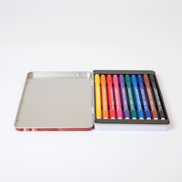 Lyra Graduate Fineliners 0.5mm In Metal box Of 10 Pcs