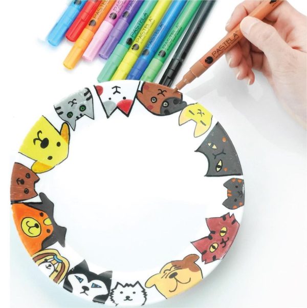 Pastela Acrylic Paint Marker Set Of 12 – 0.7mm Extra Fine Tip