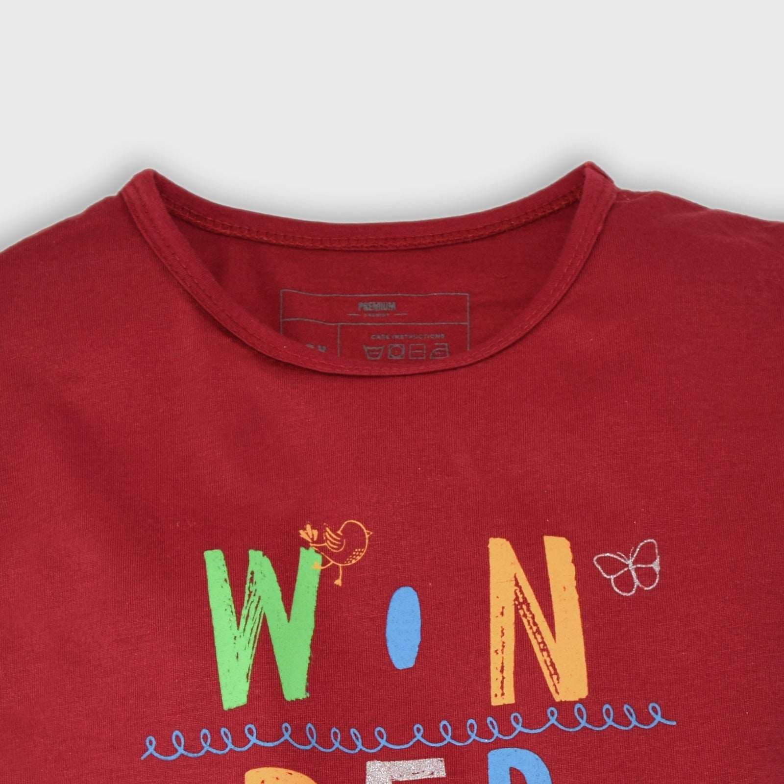 Wonderland Top ( Claret Red)
