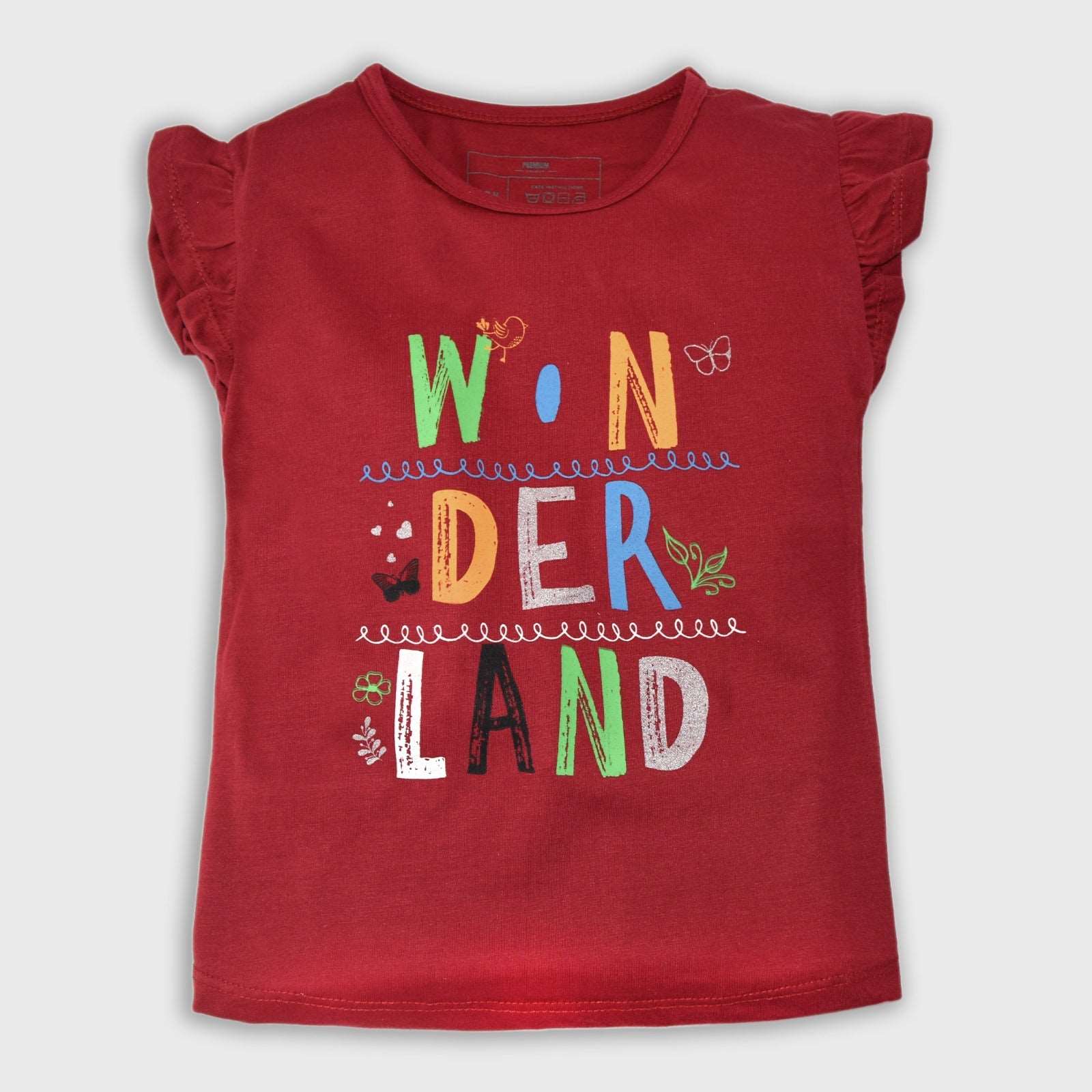 Wonderland Top ( Claret Red)