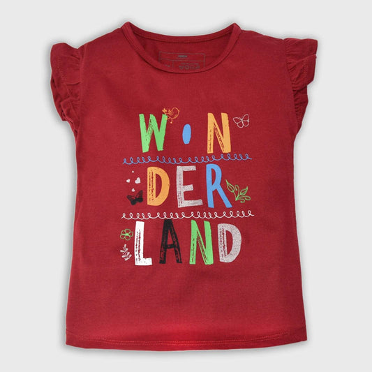 Wonderland Top ( Claret Red)