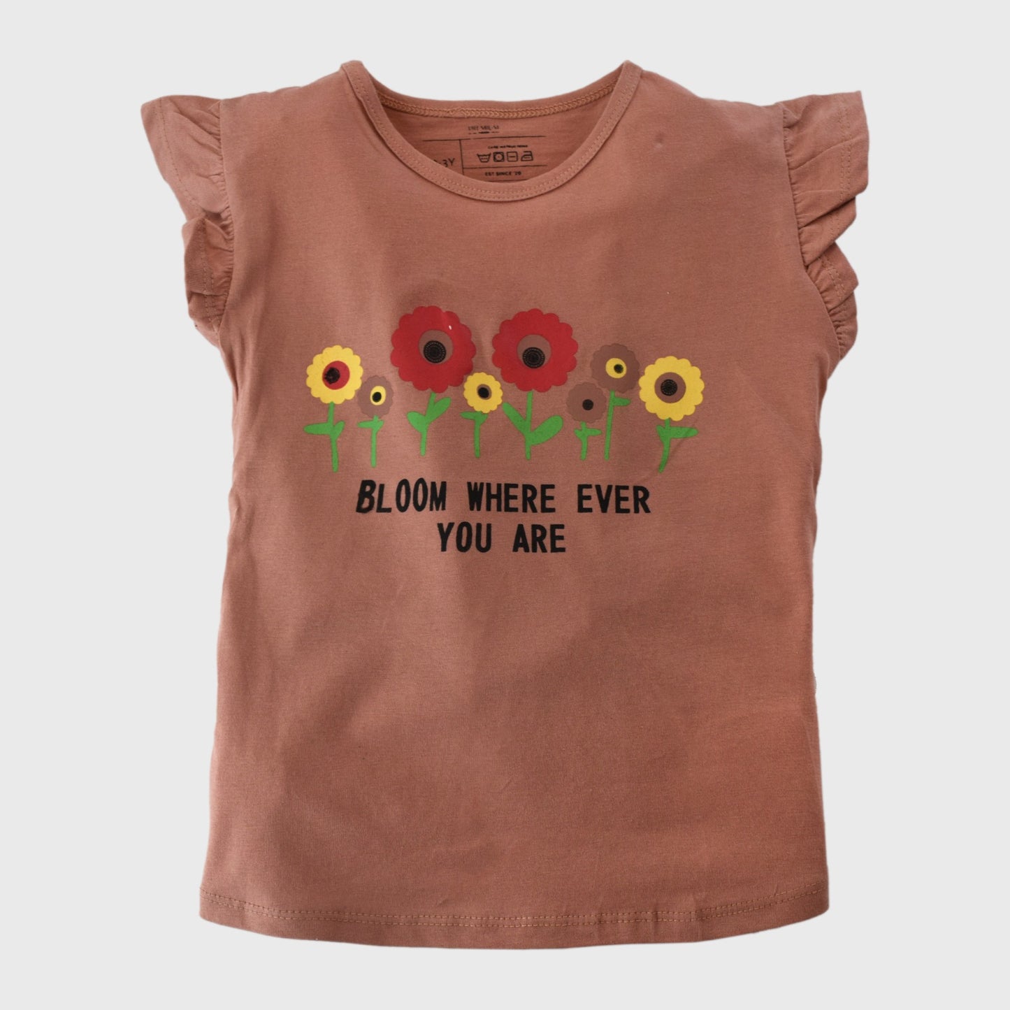 Bloom floral Top (Tea pink)