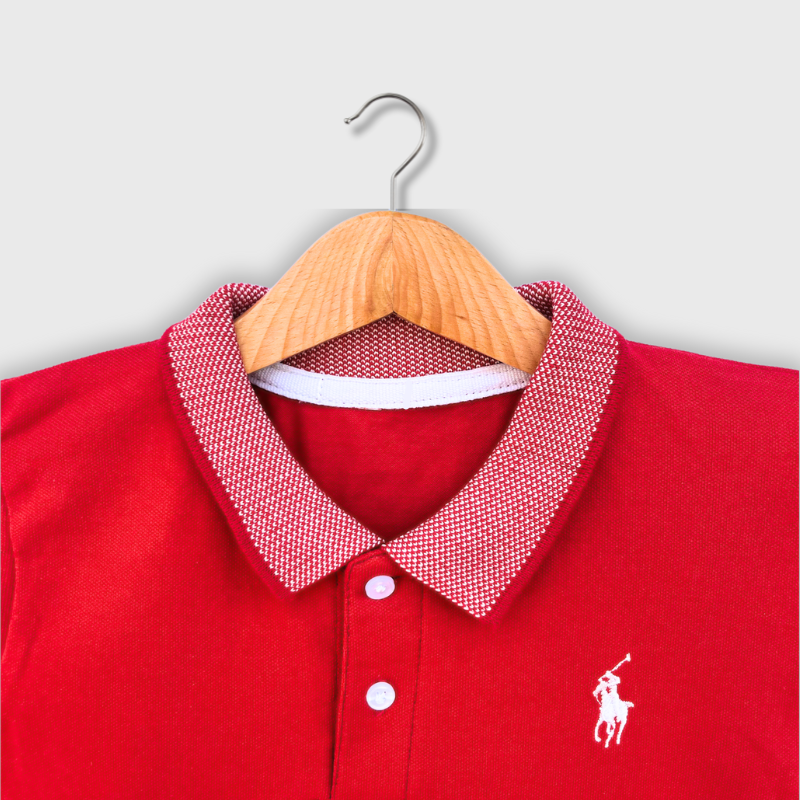 Kids Classic Polo (Red)