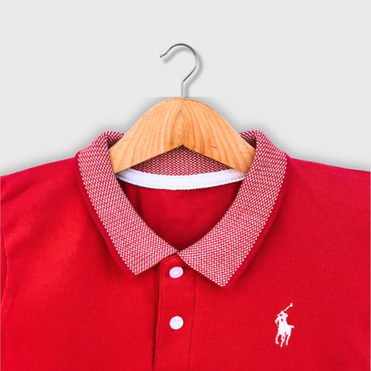 Kids Classic Polo (Red)