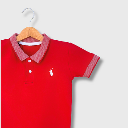 Kids Classic Polo (Red)