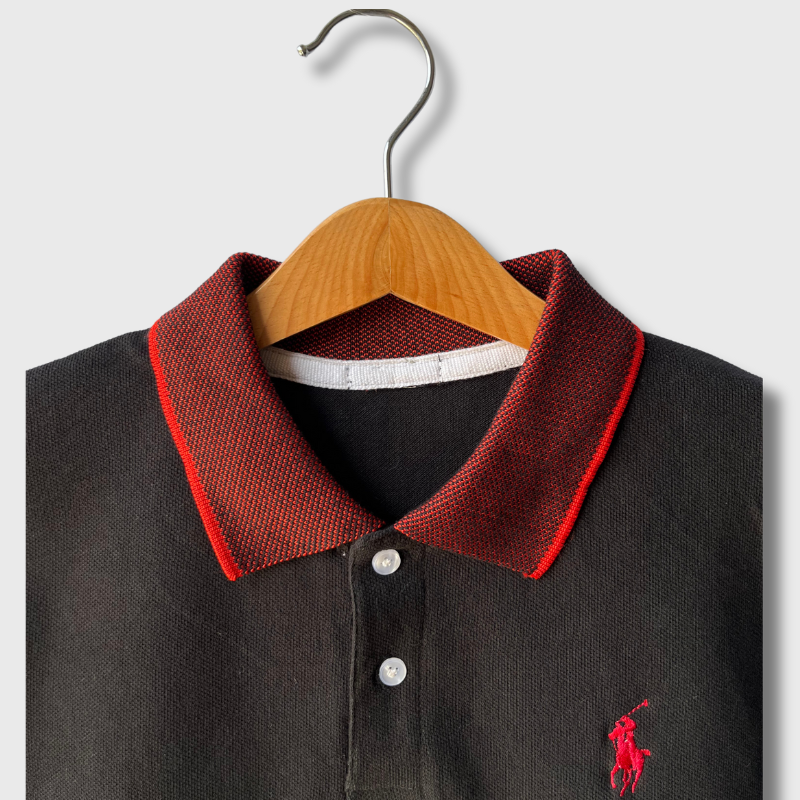 Kids Classic Polo (Black)