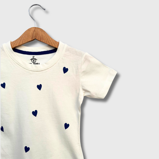Kids Sweetheart Sprinkle Top (White)