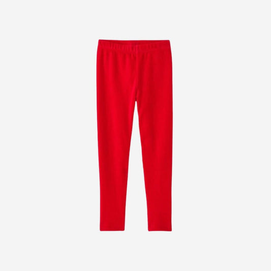 Bright Red Kids Summer Leggings