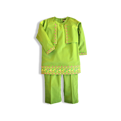 Gul-e-Bahar (Parrot Green & Multi Embroidery) 🌿