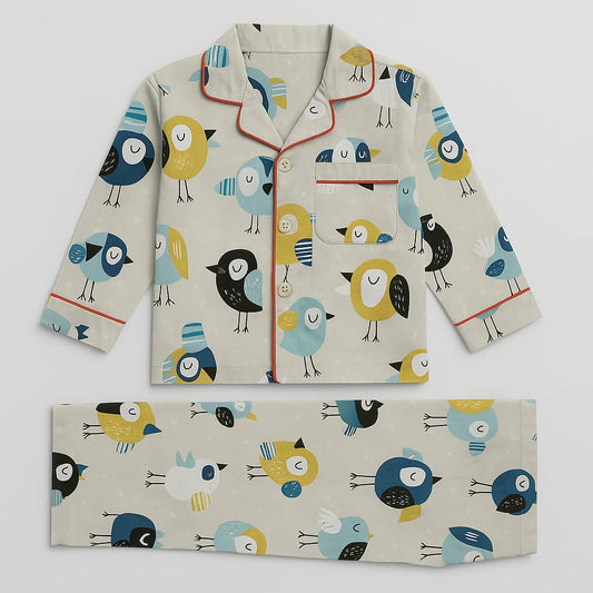 Birdie Dreams full sleeves Night suit