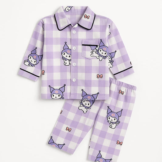 Kuromi Lilac Nightsuit / Pajama Set